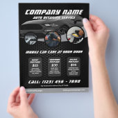 Autobranche Car Detailing Flyer (Hand)