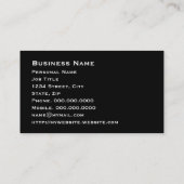 Autobranche Visitekaartje (Achterkant)