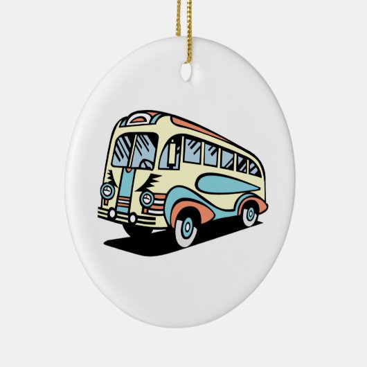 autobus retro keramisch ornament (Rechts)