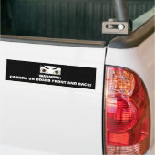 AUTOCAMERA AAN BOORD BUMPERSTICKER "GEWELDIG" (Op Truck)