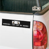 AUTOCAMERA AAN BOORD BUMPERSTICKER "GEWELDIG" (Op Truck)