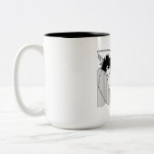 Autocarrosserie Tweekleurige Koffiemok (Links)