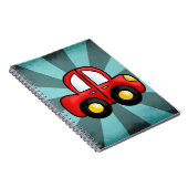 autocartoon notitieboek (Rechterzijde)