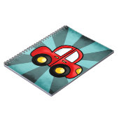 autocartoon notitieboek (Linkerzijde)