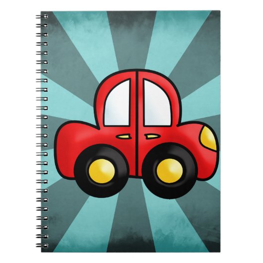 autocartoon notitieboek (Voorkant)