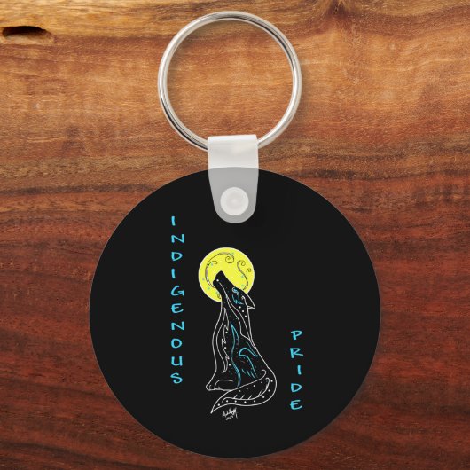 autochtone trots sleutelhanger (Voorkant)