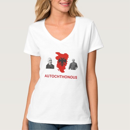 Autochtoon Albanië T-shirt (Voorkant)