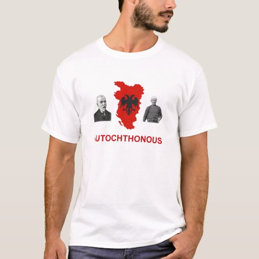 Autochtoon Albanië T-shirt (Voorkant)