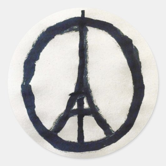 Autocolante de apoio a França Ronde Sticker (Voorkant)