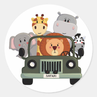 Autocolante Safari Ronde Sticker