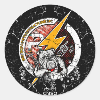 AUTOCOLLANT INFRA RONDE STICKER