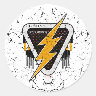 AUTOCOLLANT NRJ 2025 RONDE STICKER