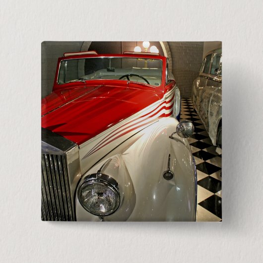 Autocollectie in The Liberace Foundation and Vierkante Button 5,1 Cm (Voorkant)