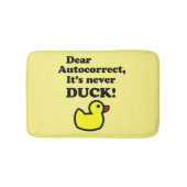 AUTOCORRECT, HET IS NOOIT EENVOUDIG! BADMAT (Voorkant)