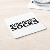 AutoCorrecte sockets Kartonnen Onderzetters (Schuin)