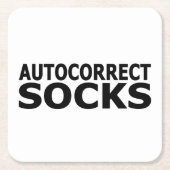 AutoCorrecte sockets Kartonnen Onderzetters (Voorkant)