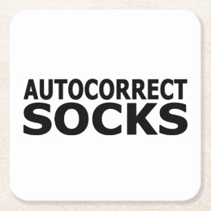 AutoCorrecte sockets Kartonnen Onderzetters