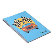 Autocoureur Auto Thema Notitieboek (Rechterzijde)