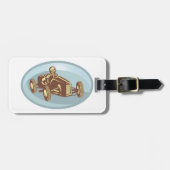  autocoureur Classic Motorsport Art Bagagelabel (Voorkant horizontaal)