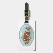  autocoureur Classic Motorsport Art Bagagelabel (Voorkant verticaal)