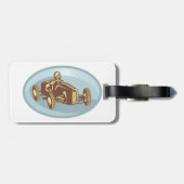  autocoureur Classic Motorsport Art Bagagelabel (Achterkant horizontaal)