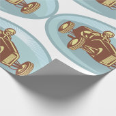  autocoureur Classic Motorsport Art Cadeaupapier