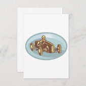  autocoureur Classic Motorsport Art Kaart (Voorkant / Achterkant)