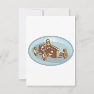  autocoureur Classic Motorsport Art Kaart