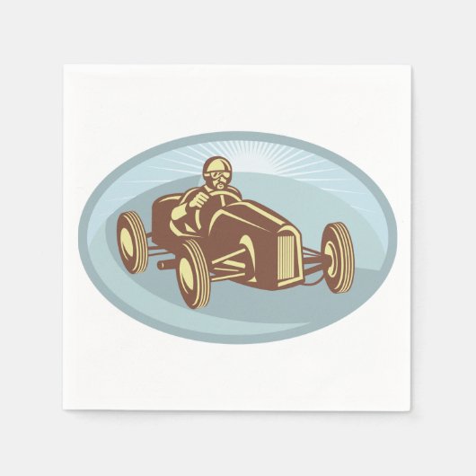  autocoureur Classic Motorsport Art Servet (Voorkant)