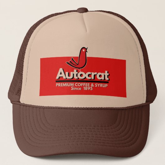 Autocraat, een zwaluw zal het vertellen! trucker pet (Voorkant)
