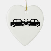 Autocrash Keramisch Ornament (Rechts)