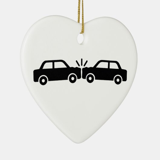 Autocrash Keramisch Ornament (Rechts)