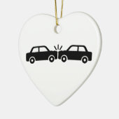 Autocrash Keramisch Ornament (Links)