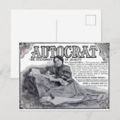 Autocrat Stationery Ad Briefkaart (Voorkant / Achterkant)