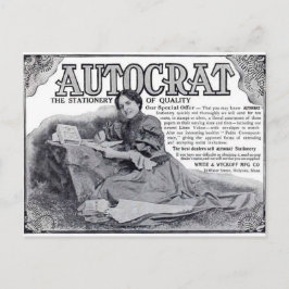 Autocrat Stationery Ad Briefkaart