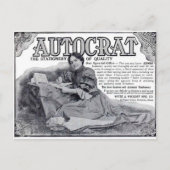 Autocrat Stationery Ad Briefkaart (Voorkant)
