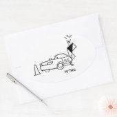 Autocross stickers, autoracing stickers, ovale sticker (Envelop)