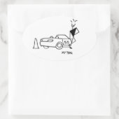 Autocross stickers, autoracing stickers, ovale sticker (Tas)