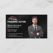 Autodealer Ondernemer | Race Auto Logo Visitekaartje (Voorkant)
