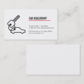autodealerschap visitekaartje (Voorkant / Achterkant)