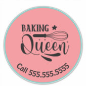 Autodecal voor bakbedrijf sticker (Voorkant)