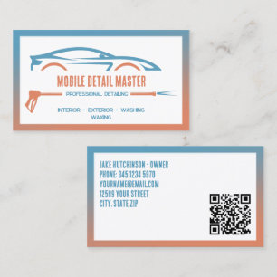 Autodetailhandelaar QR Visitekaartje