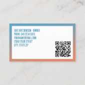 Autodetailhandelaar QR Visitekaartje (Achterkant)