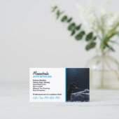 Autodetailing Autowasserijservice Visitekaartje (Staand voorkant)