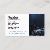 Autodetailing Autowasserijservice Visitekaartje (Voorkant)