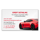 Autodetailing Magnetisch Visitekaartje (Voorkant)