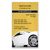 Autodetailing Magnetisch Visitekaartje (Voorkant Verticaal)