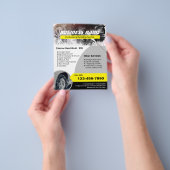 Autodetailing Powerwas Professionele Reiniging  Flyer (Hand)