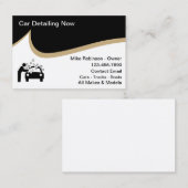 Autodetaillering en autowasserette visitekaartje (Voorkant / Achterkant)