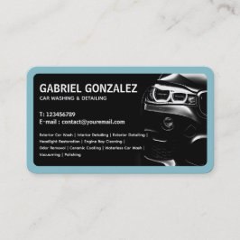 Autodetaillering tweetalig Visitekaartje